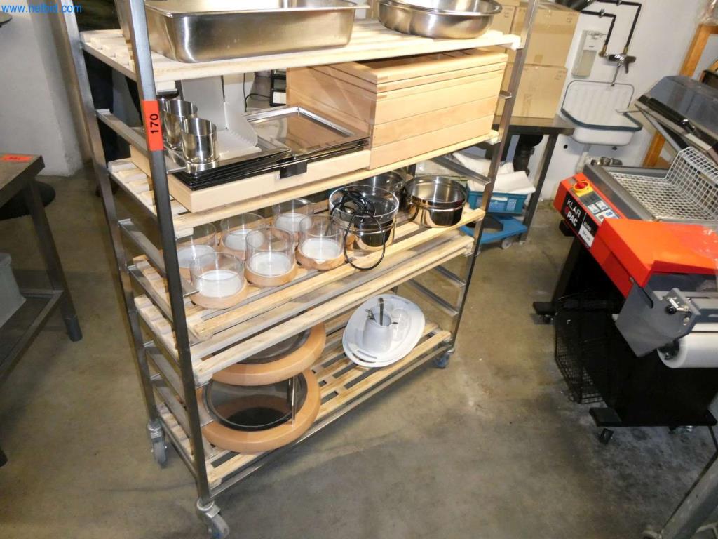 Used Stainless steel shelf trolley for Sale (Auction Premium) | NetBid Industrial Auctions