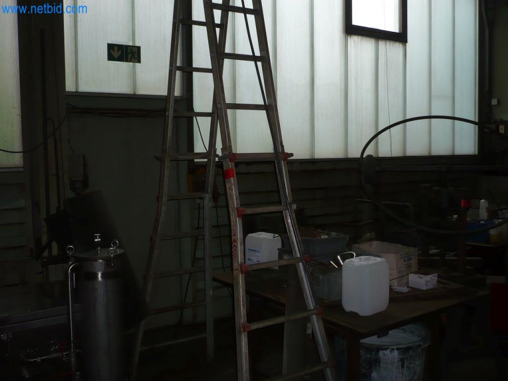 Aluminium telescopische ladder gebruikt kopen (Auction Premium) | NetBid industriële Veilingen