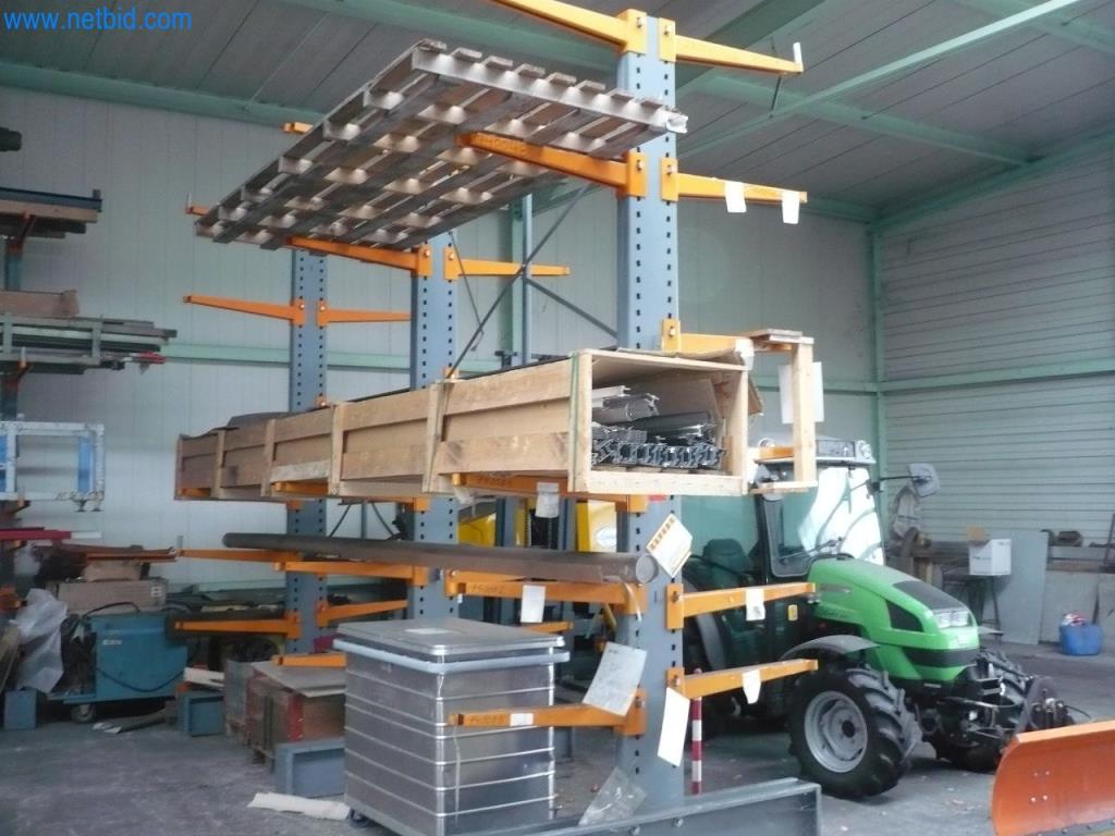 Used Elwedi HRZ10 2 Cantilever racking for Sale (Trading Premium) | NetBid Industrial Auctions