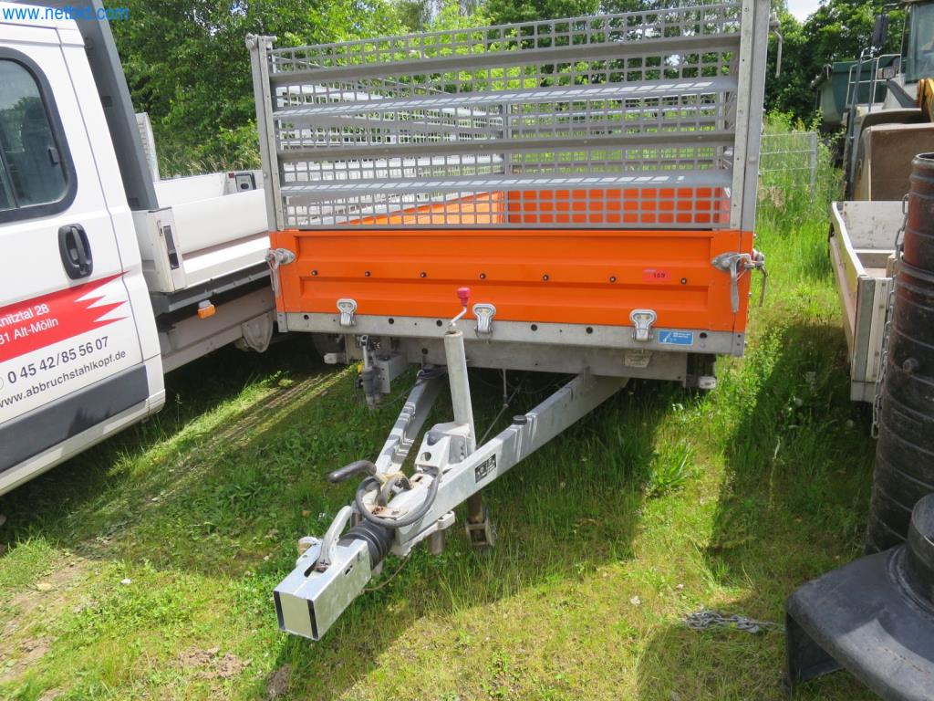 Stema SHK 02-2 3-sided car tandem tipping trailer