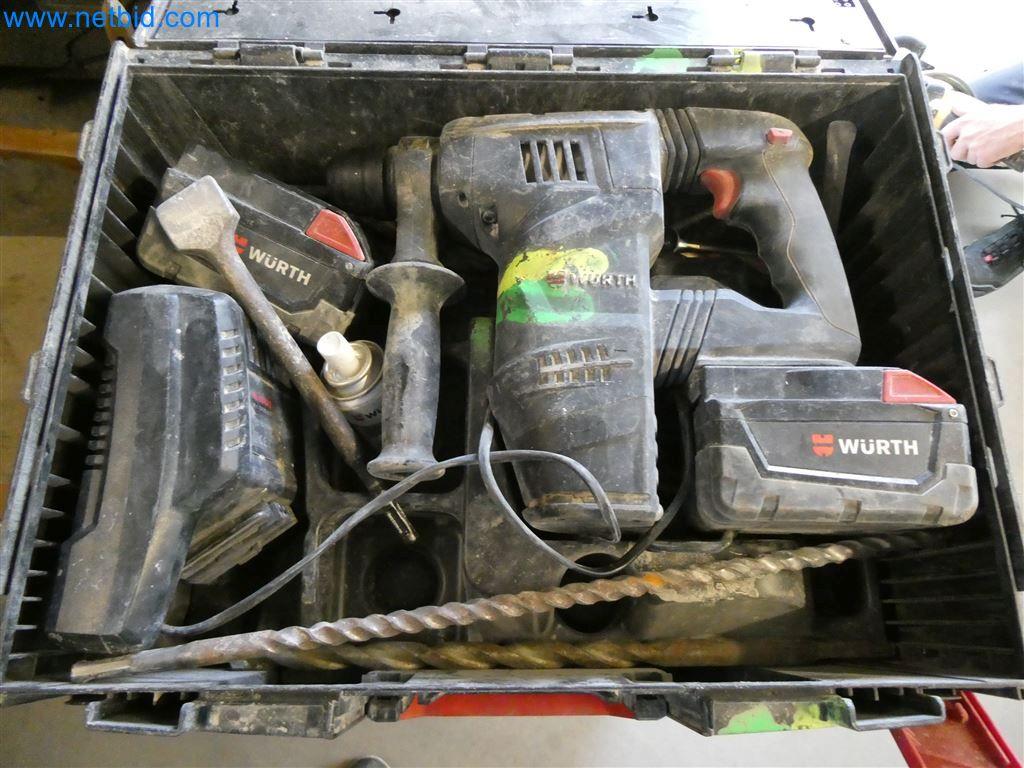 Used Würth H 28-MA Cordless hammer drill/chisel for Sale (Auction Premium) | NetBid Industrial Auctions