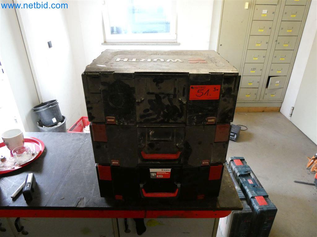 Würth 3 Kunststof koffer gebruikt kopen (Auction Premium) | NetBid industriële Veilingen