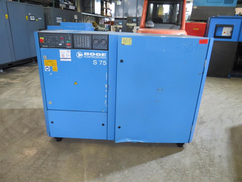 Used Boge S 75 Compressor 65 kVA for Sale (Auction Premium) | NetBid Industrial Auctions