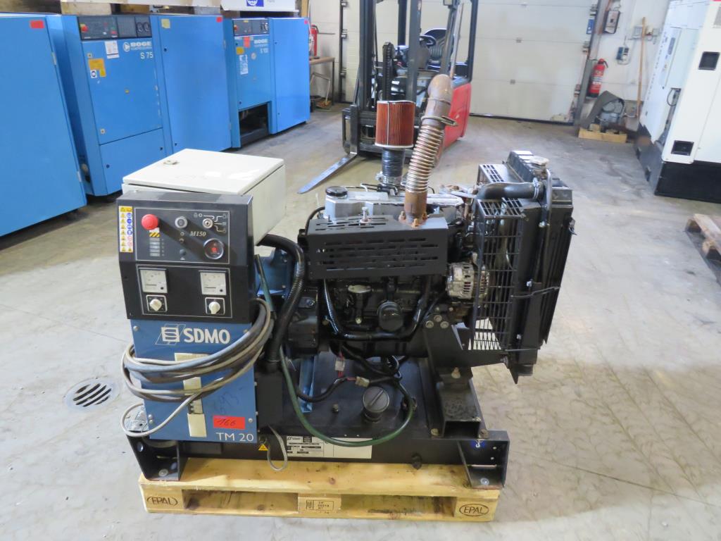 Used SDMO TM 20 Emergency generator for Sale (Auction Premium) | NetBid Industrial Auctions