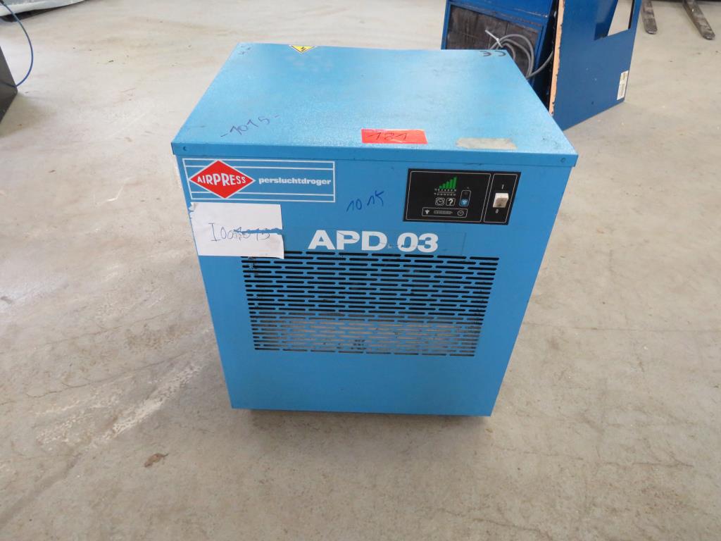 Used Airpress APD 03 Compressed air refrigeration dryer for Sale (Auction Premium) | NetBid Industrial Auctions