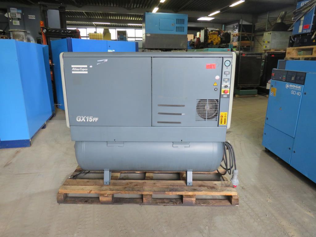Used Atlas Copco GX 15 FF Compressor for Sale (Auction Premium) | NetBid Industrial Auctions