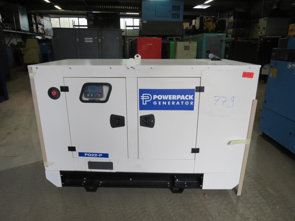 Used PowerPack PG22-P Emergency generator for Sale (Auction Premium) | NetBid Industrial Auctions