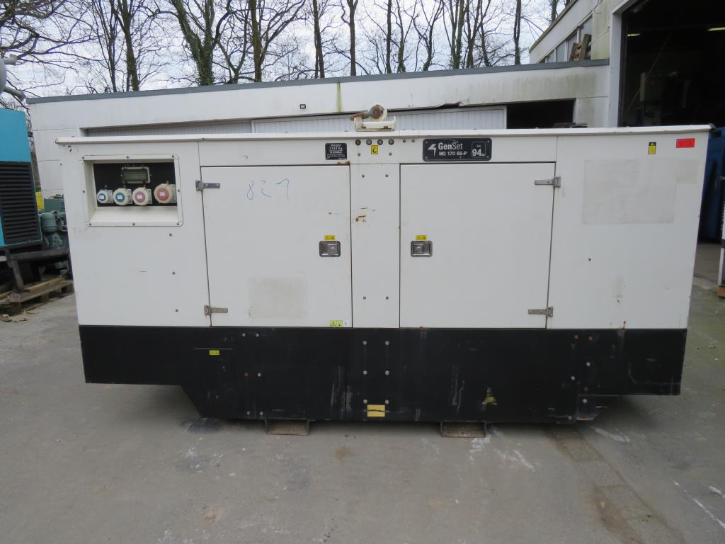 Used GenSet MG 170 SS-P Emergency generator for Sale (Auction Premium) | NetBid Industrial Auctions