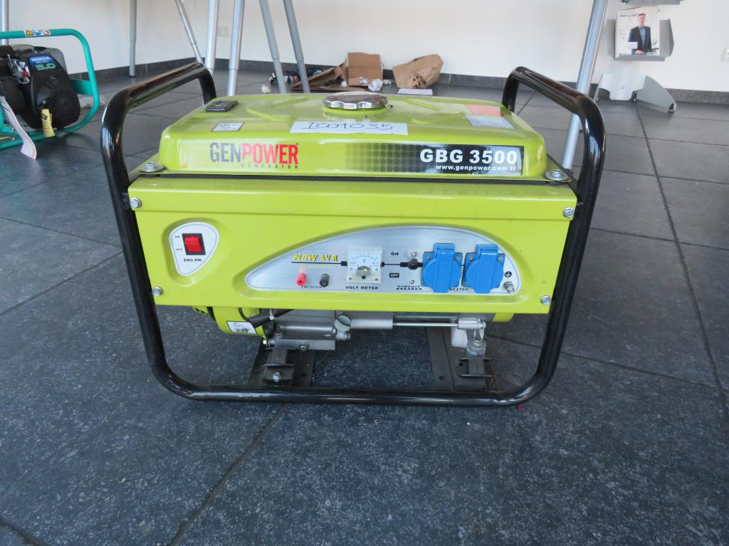 Used GenPower GBG 3500 Emergency generator for Sale (Auction Premium) | NetBid Industrial Auctions