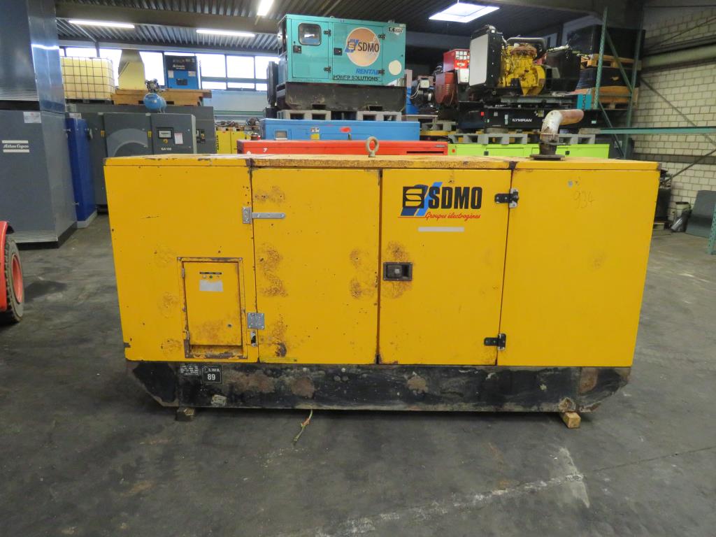 Used SDMO RS 60 Emergency generator for Sale (Auction Premium) | NetBid Industrial Auctions