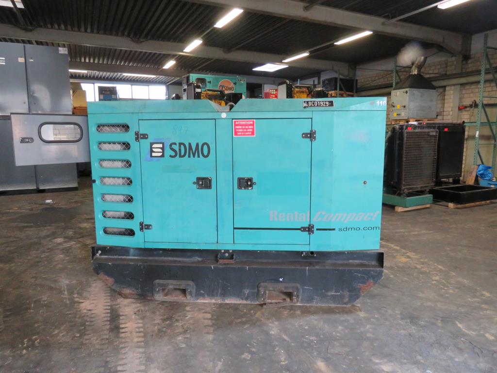 Used SDMO R 110 C Emergency generator for Sale (Auction Premium) | NetBid Industrial Auctions