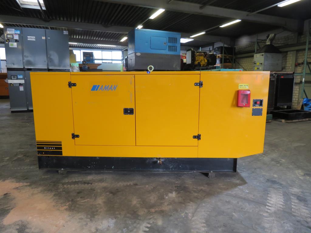 Used Aman JS 120 Emergency generator for Sale (Auction Premium) | NetBid Industrial Auctions