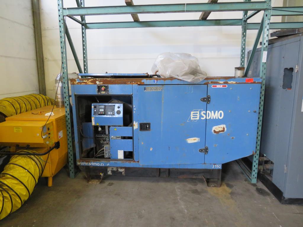 Used SDMO J110 Emergency generator for Sale (Auction Premium) | NetBid Industrial Auctions