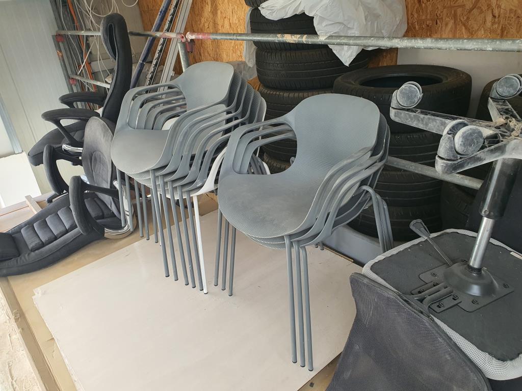 Used 9 Stacking chairs for Sale (Auction Premium) | NetBid Industrial Auctions