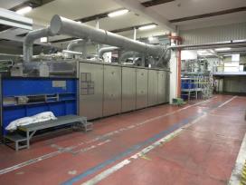 2 production lines for finishing synthetic textile fibers