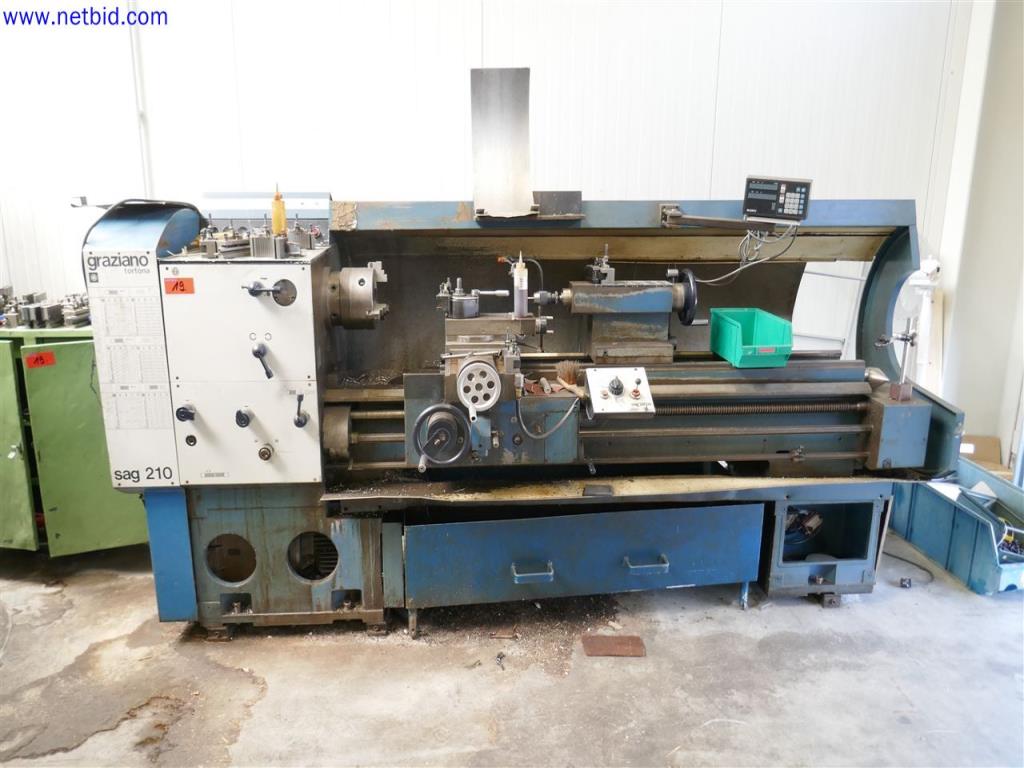 Graziano Tortona sag 210 L+Z-Drehmaschine