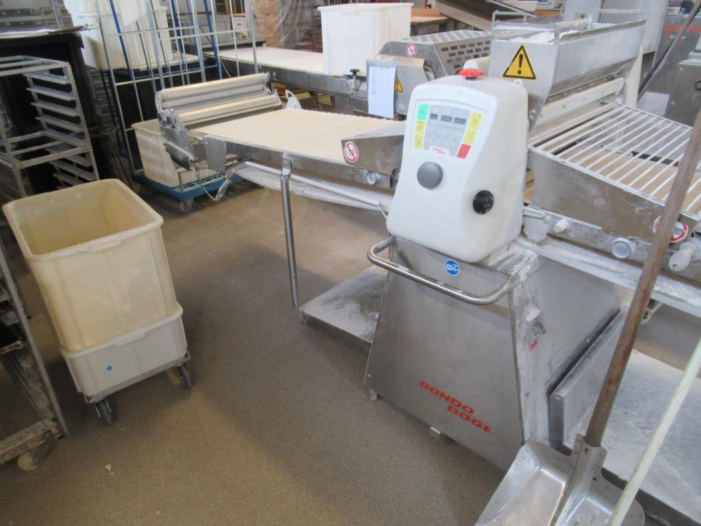 Bakery production machines and equipment for a bakery