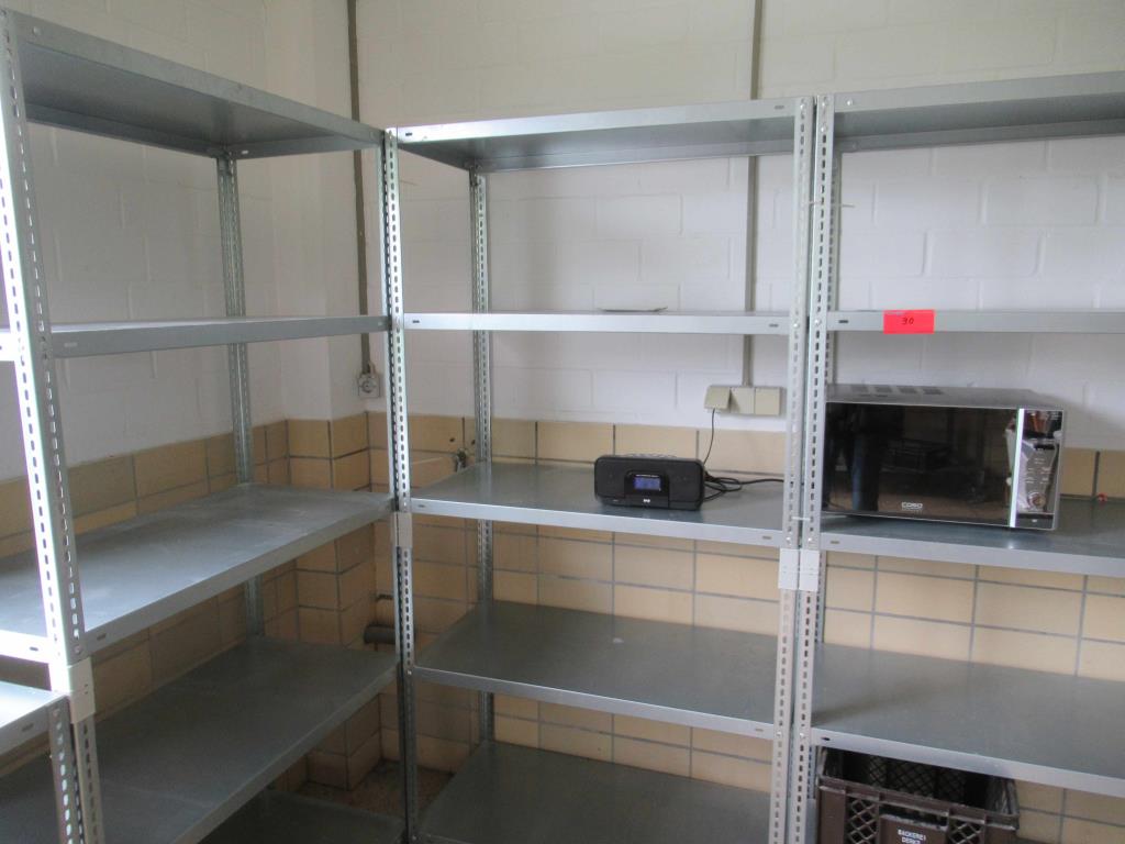 Used 3 Metal shelving (surcharge subject to change) for Sale (Auction Premium) | NetBid Industrial Auctions