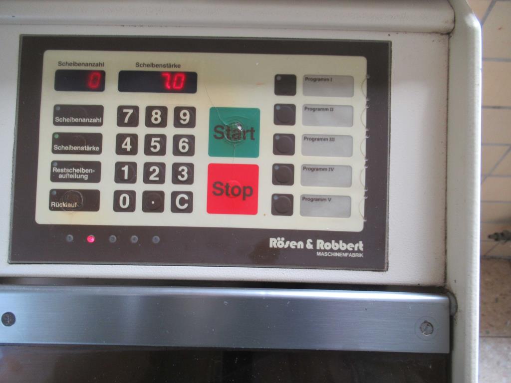 Rösen & Roberts Bruine broodsnijmachine (toeslag onderhevig aan verandering) gebruikt kopen (Auction Premium) | NetBid industriële Veilingen