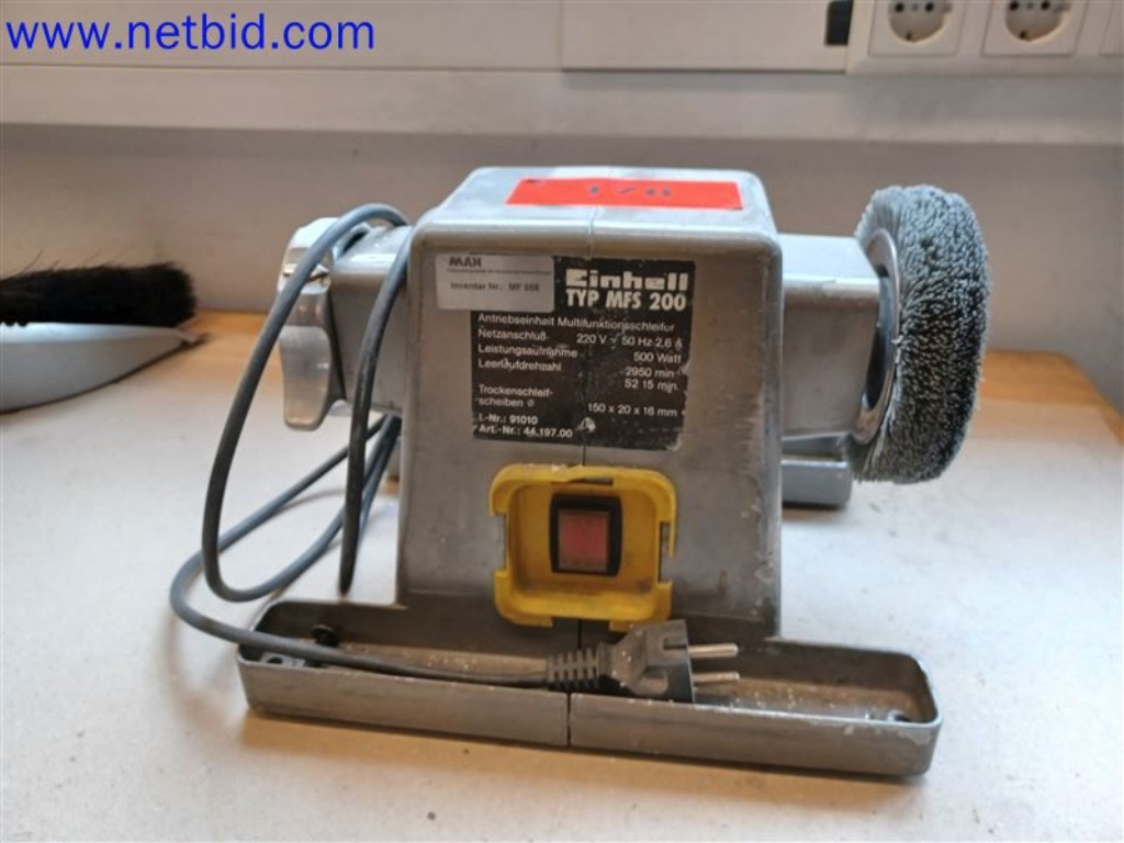 Used Einhell MFS200 Sanding/polishing block for Sale (Auction Premium) | NetBid Industrial Auctions