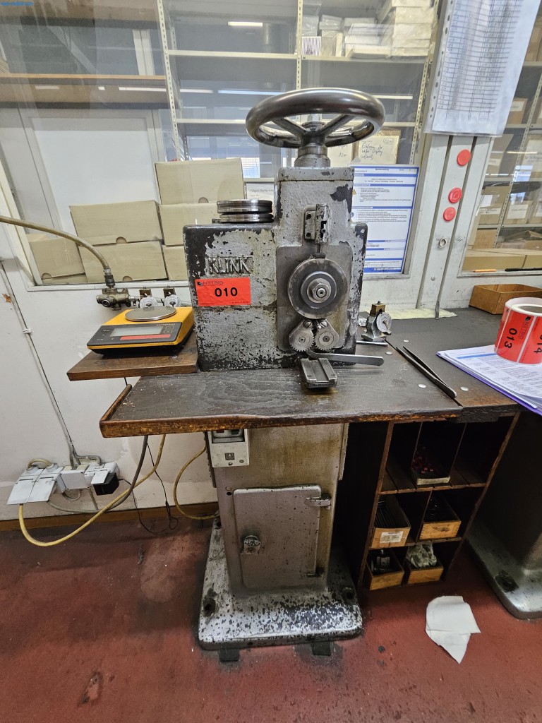 Karl Klink Rändelmaschine gebraucht kaufen (Auction Premium) | NetBid Industrie-Auktionen