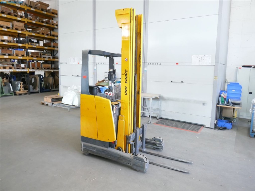 Used Jungheinrich ETU 14 G-710DZ Reach truck for Sale (Auction Premium) | NetBid Industrial Auctions