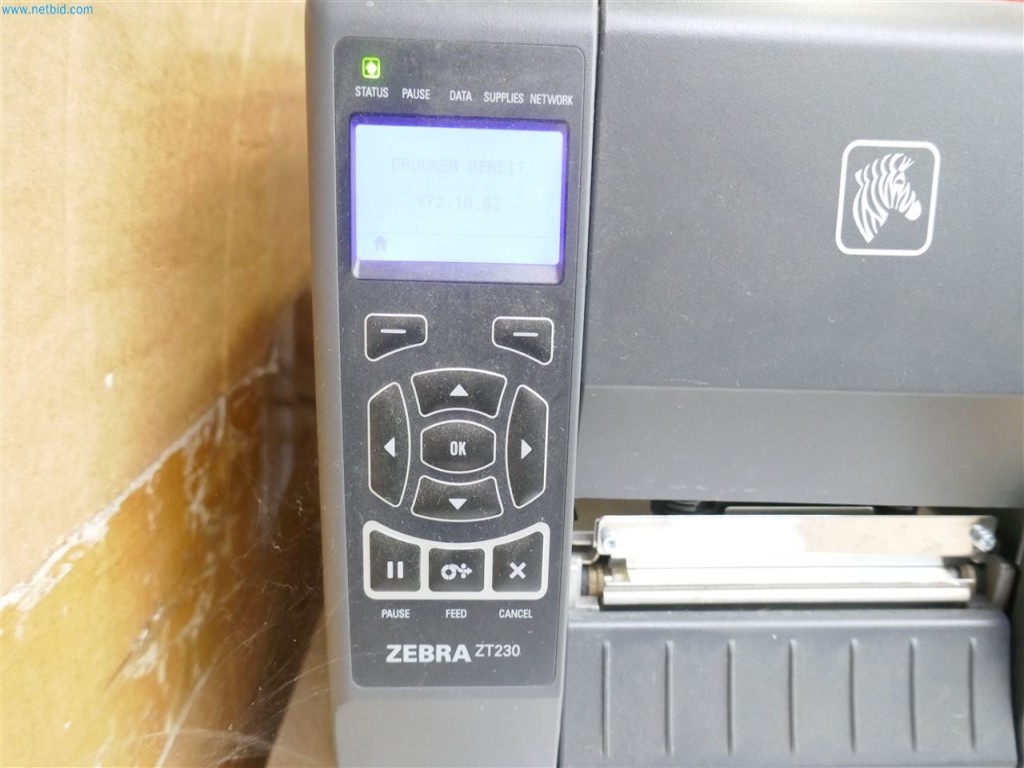 Used Zebra ZT230 Label printer for Sale (Auction Premium) | NetBid Industrial Auctions