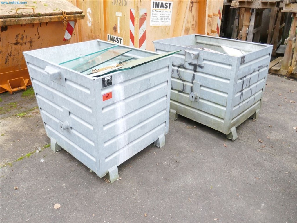 Used Bauer BSK 90 2 Sheet steel container for Sale (Auction Premium) | NetBid Industrial Auctions