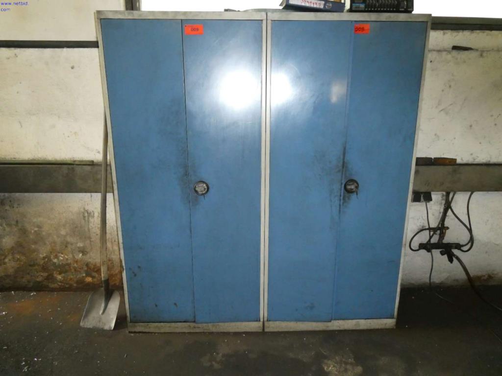 2 Sheet steel cabinets