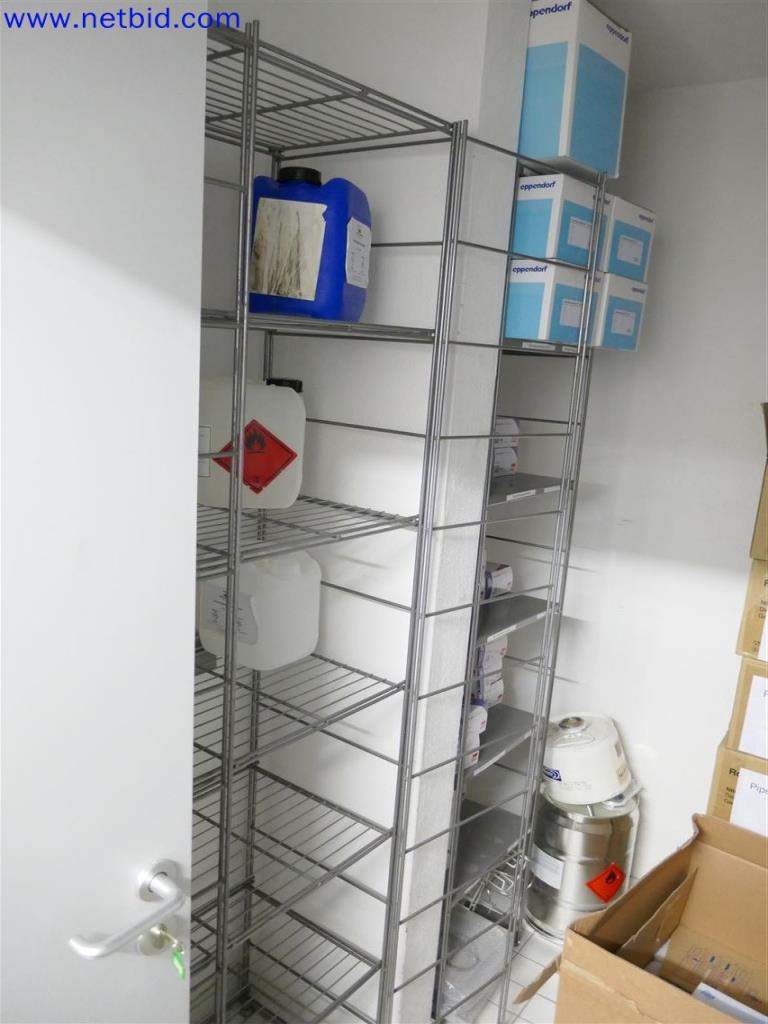 Used 2 Metal plug-in shelving for Sale (Auction Premium) | NetBid Industrial Auctions