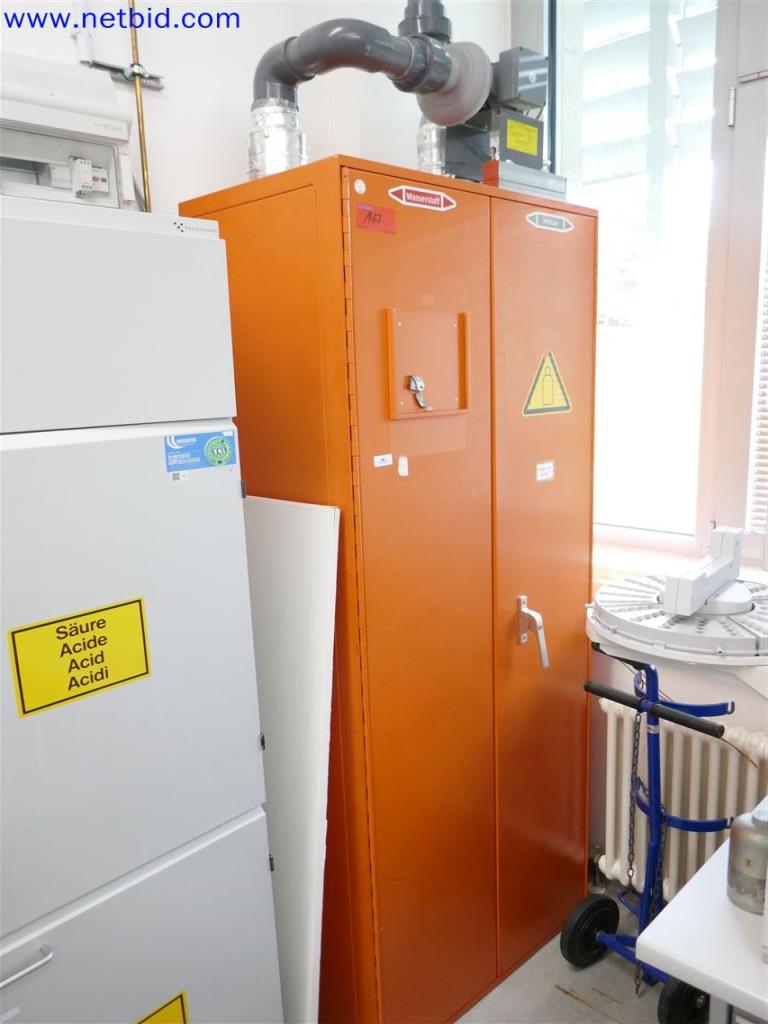 Gas cylinder storage cabinet