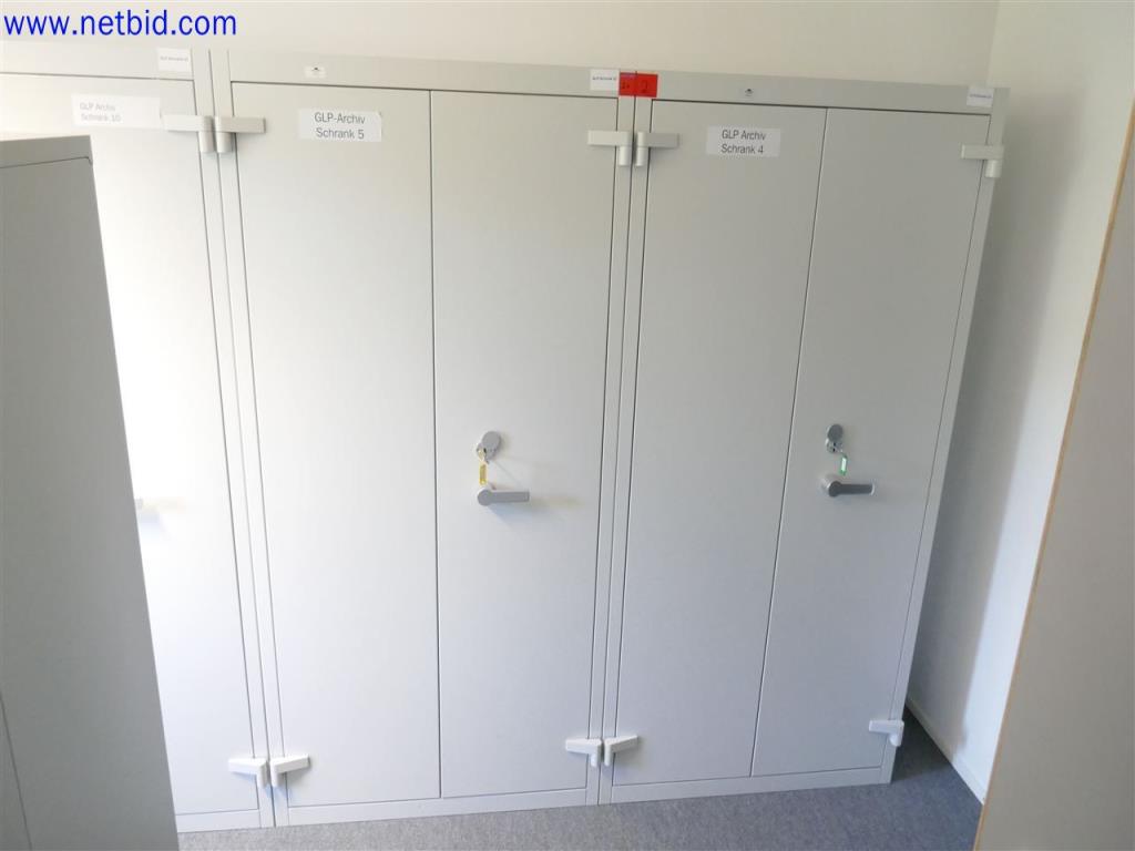 2 Steel office cabinets (23 - 24)