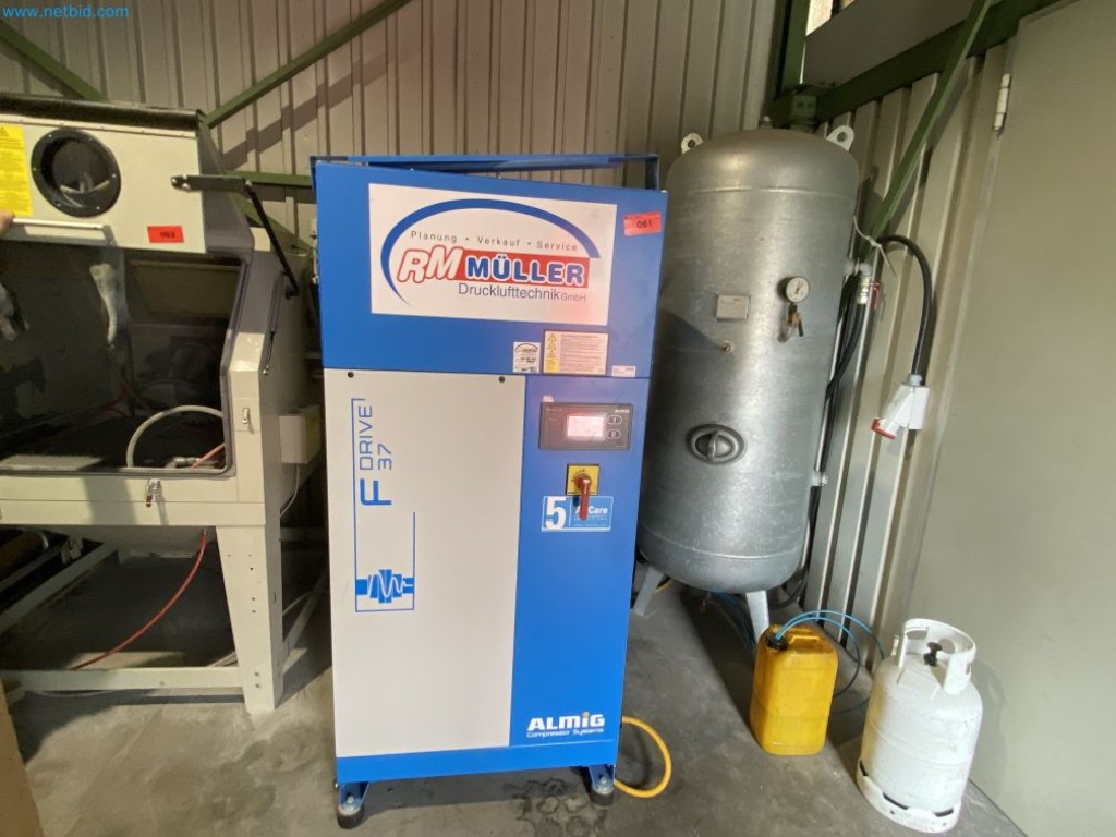 Used Allmic F Drive 37 Screw compressor for Sale (Auction Premium) | NetBid Industrial Auctions