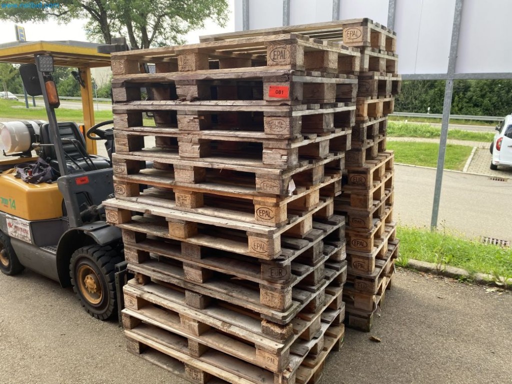 Used ca. 30 Euro pallets for Sale (Auction Premium) | NetBid Industrial Auctions