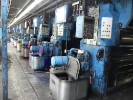 Machinery and accessories from a former gravure printing plant