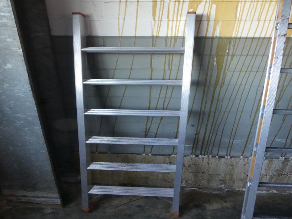 Used Layher Leaning ladder for Sale (Auction Premium) | NetBid Industrial Auctions