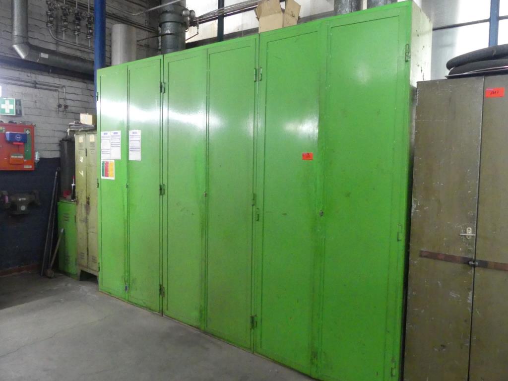 Used 3 Steel hinged door cabinet for Sale (Auction Premium) | NetBid Industrial Auctions