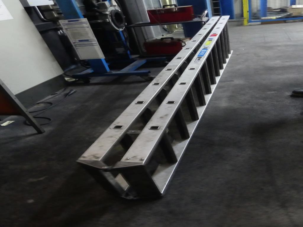 Used Aluminum folding ladder for Sale (Auction Premium) | NetBid Industrial Auctions