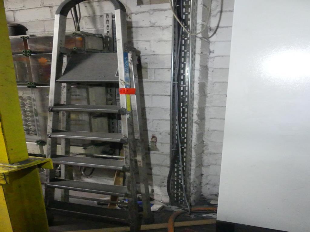 Used Zarges Aluminum folding ladder for Sale (Auction Premium) | NetBid Industrial Auctions