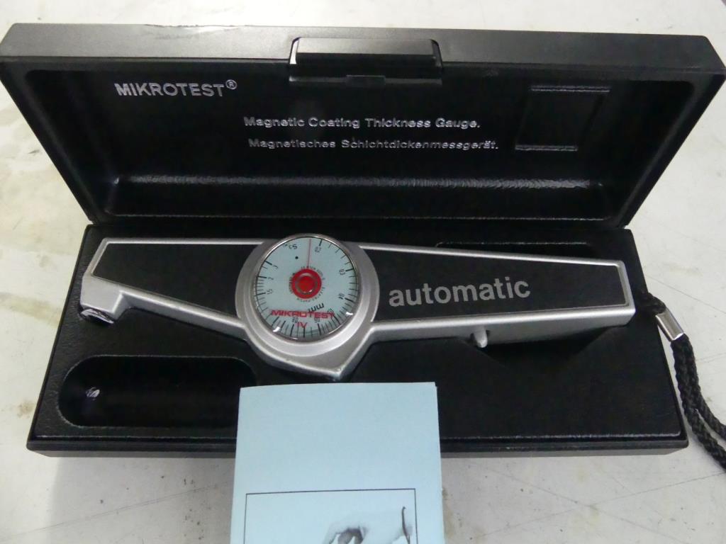 Used Mikrotest automatic Thickness gauge for Sale (Auction Premium) | NetBid Industrial Auctions