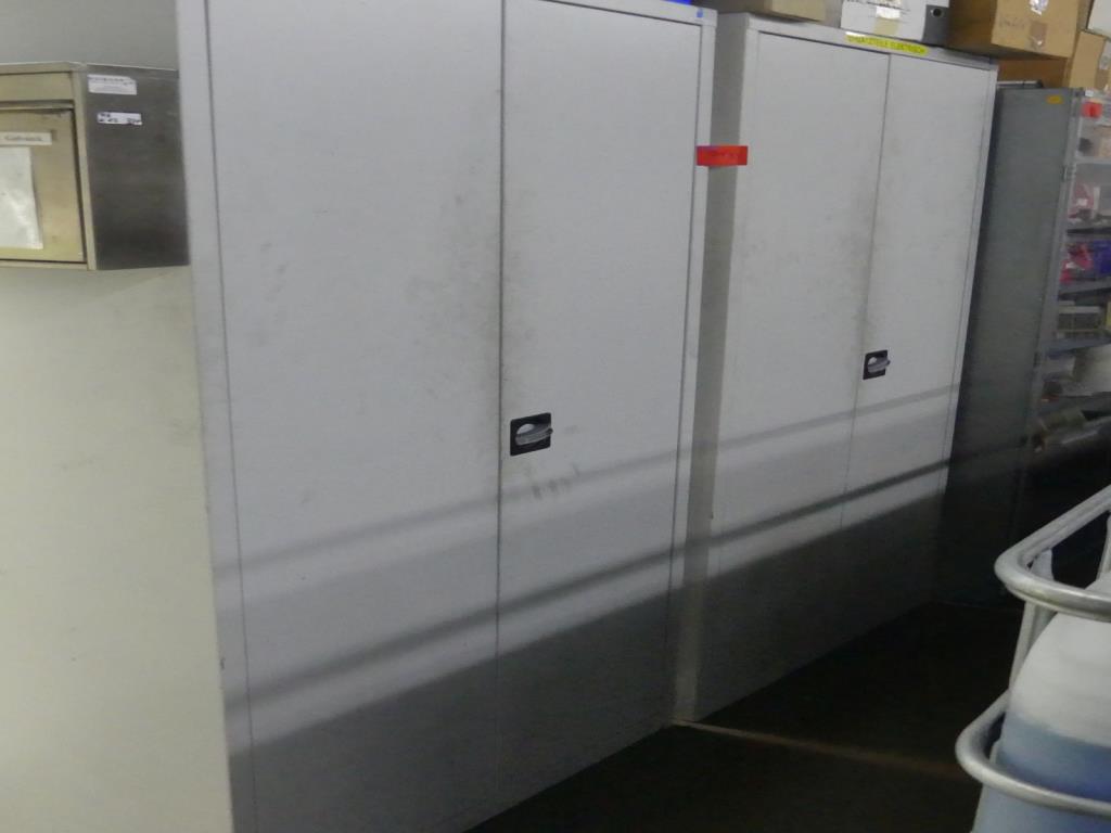 Used 2 Steel cabinets for Sale (Auction Premium) | NetBid Industrial Auctions