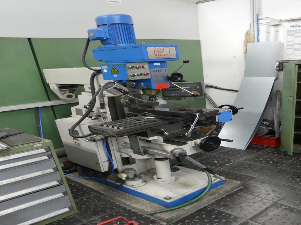 Used Knuth VHF1 Universal milling machine for Sale (Auction Premium) | NetBid Industrial Auctions