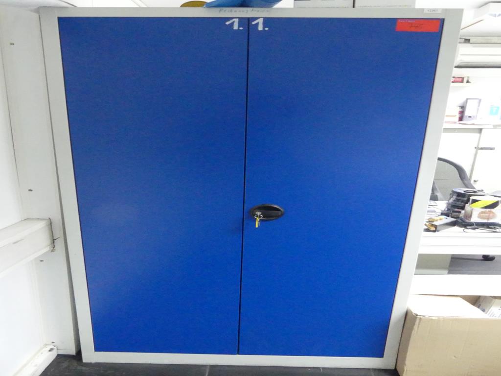 Used Steel hinged door cabinet for Sale (Auction Premium) | NetBid Industrial Auctions