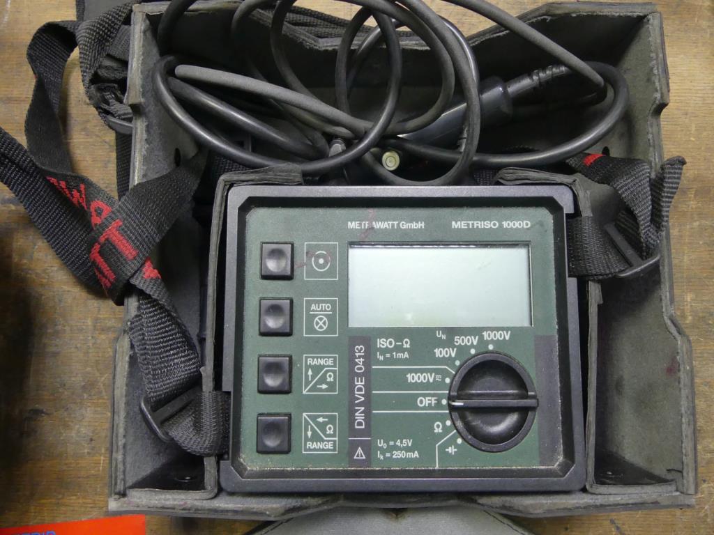 Used Metrawatt Metriso 1000D Insulation tester for Sale (Auction Premium) | NetBid Industrial Auctions