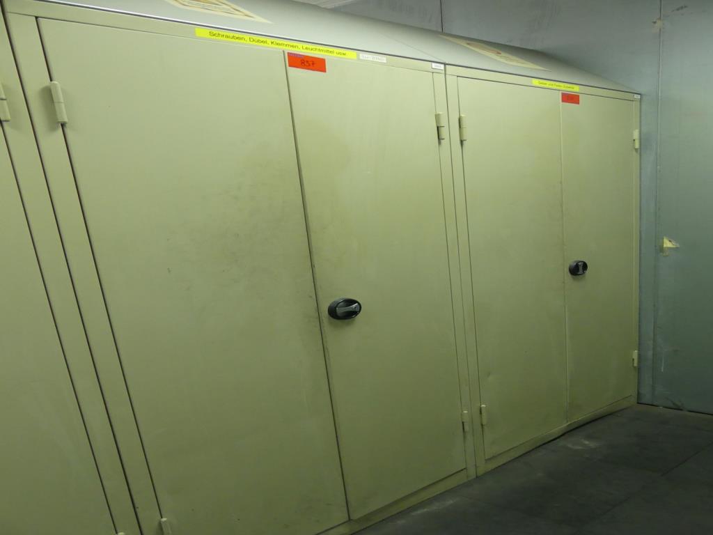 Used Steel hinged door cabinet for Sale (Auction Premium) | NetBid Industrial Auctions