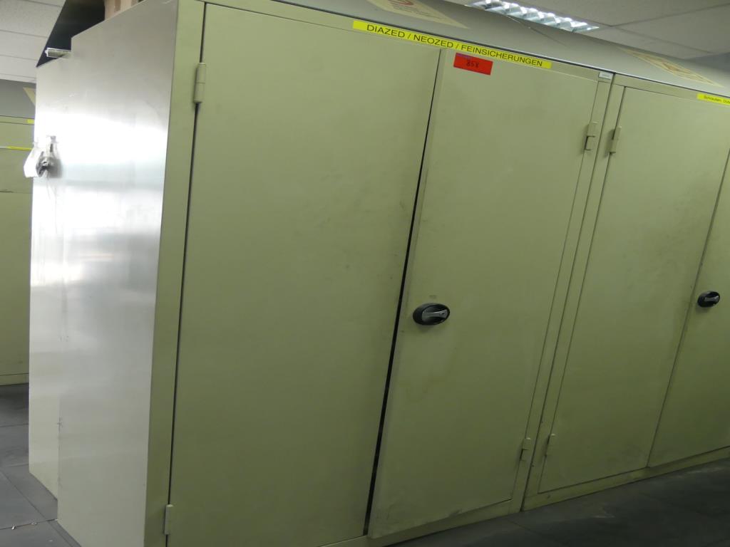 Used Steel hinged door cabinet for Sale (Auction Premium) | NetBid Industrial Auctions