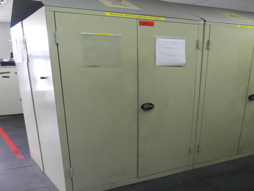 Used Steel hinged door cabinet for Sale (Auction Premium) | NetBid Industrial Auctions