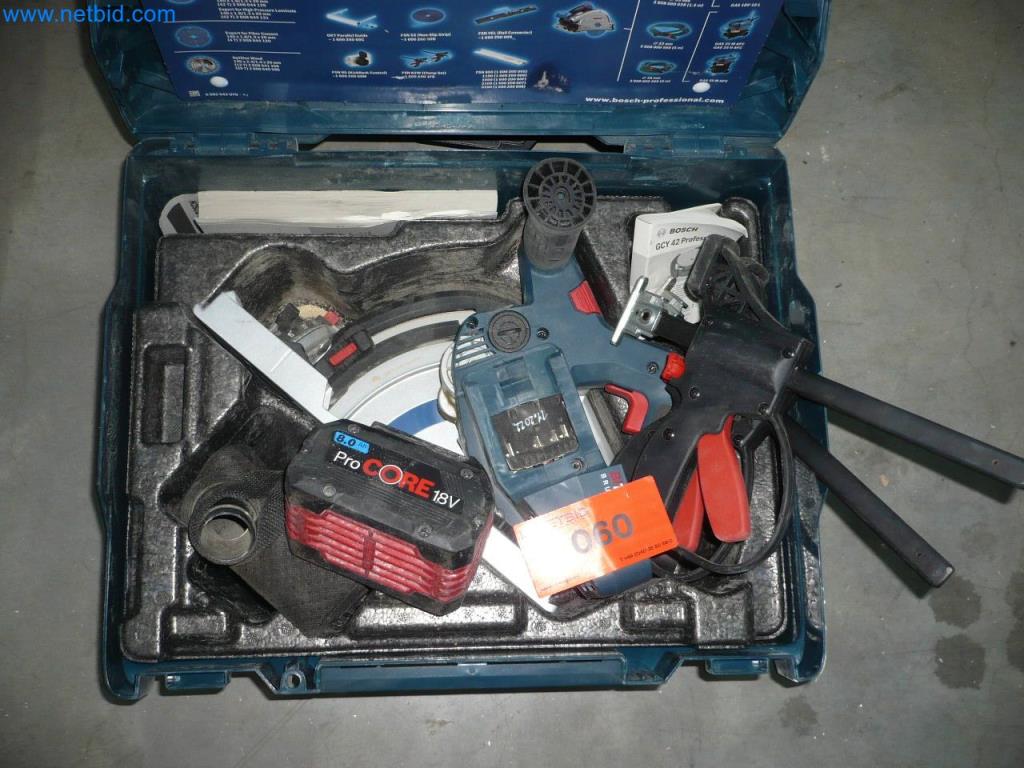 Used Bosch GKT18V-52C Cordless circular saw for Sale (Auction Premium) | NetBid Industrial Auctions