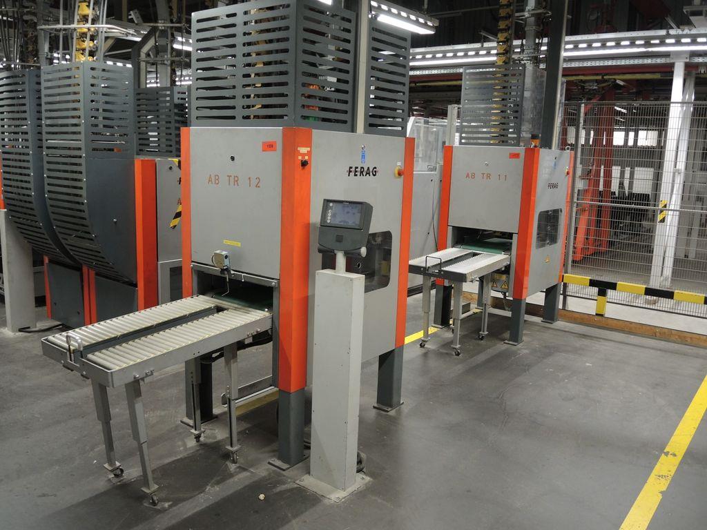 Production machines of a printing company