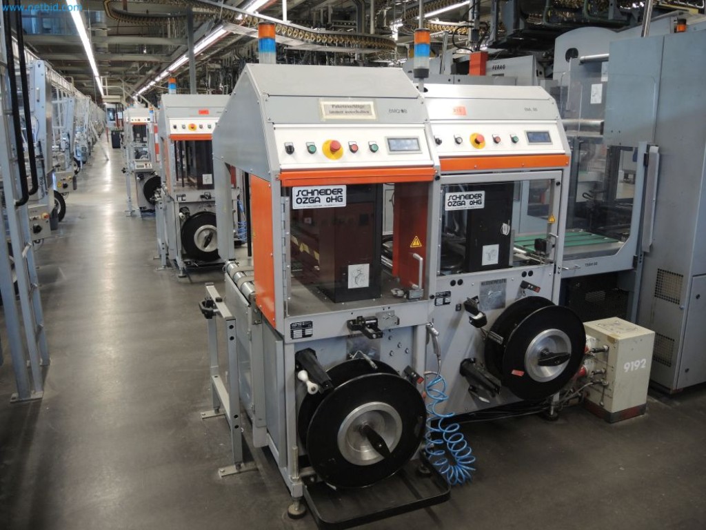 Used Schneider Ozga SSB2400L, SSB2400P 2 Plastic strap bundlers for Sale (Auction Premium) | NetBid Industrial Auctions